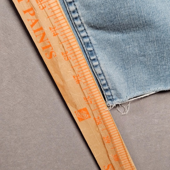 Mugsy Piers Jeans Mens 31x30 (Fits 31x28) Straight Leg Light Wash Denim Cropped - Picture 10 of 13